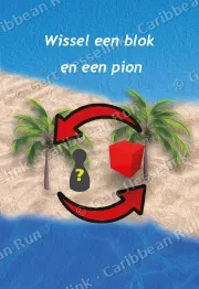 Wissel een blok en een pion